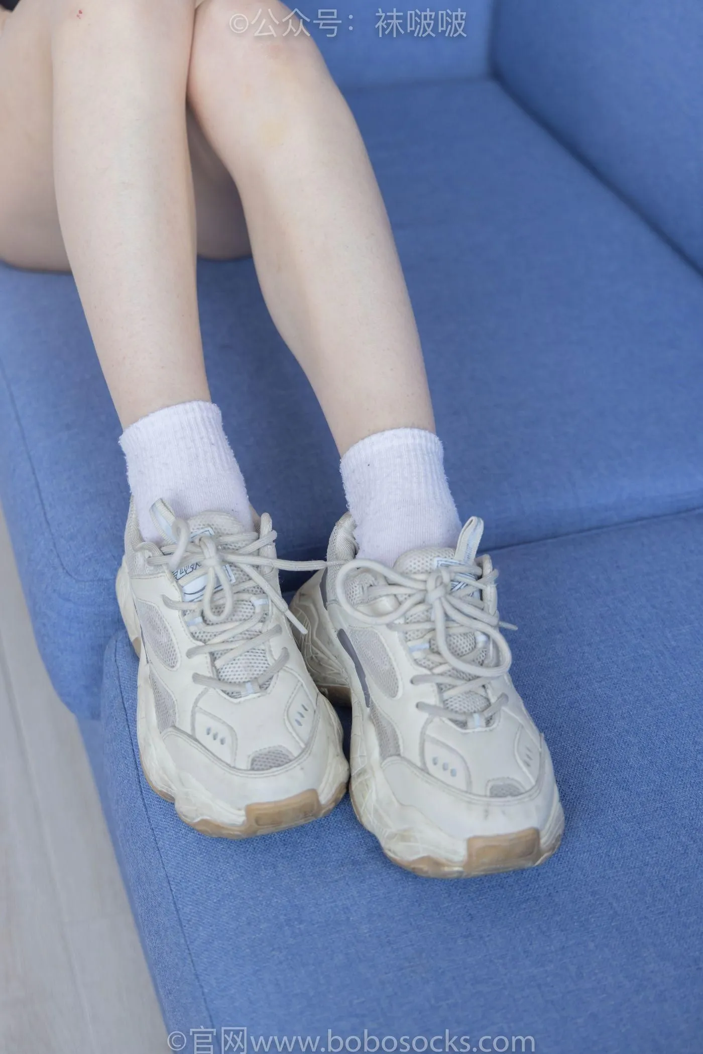 [BoBoSocks袜啵啵]NO.084 苏苏-运动鞋、日常所穿白棉袜、裸足 [140P]插图7